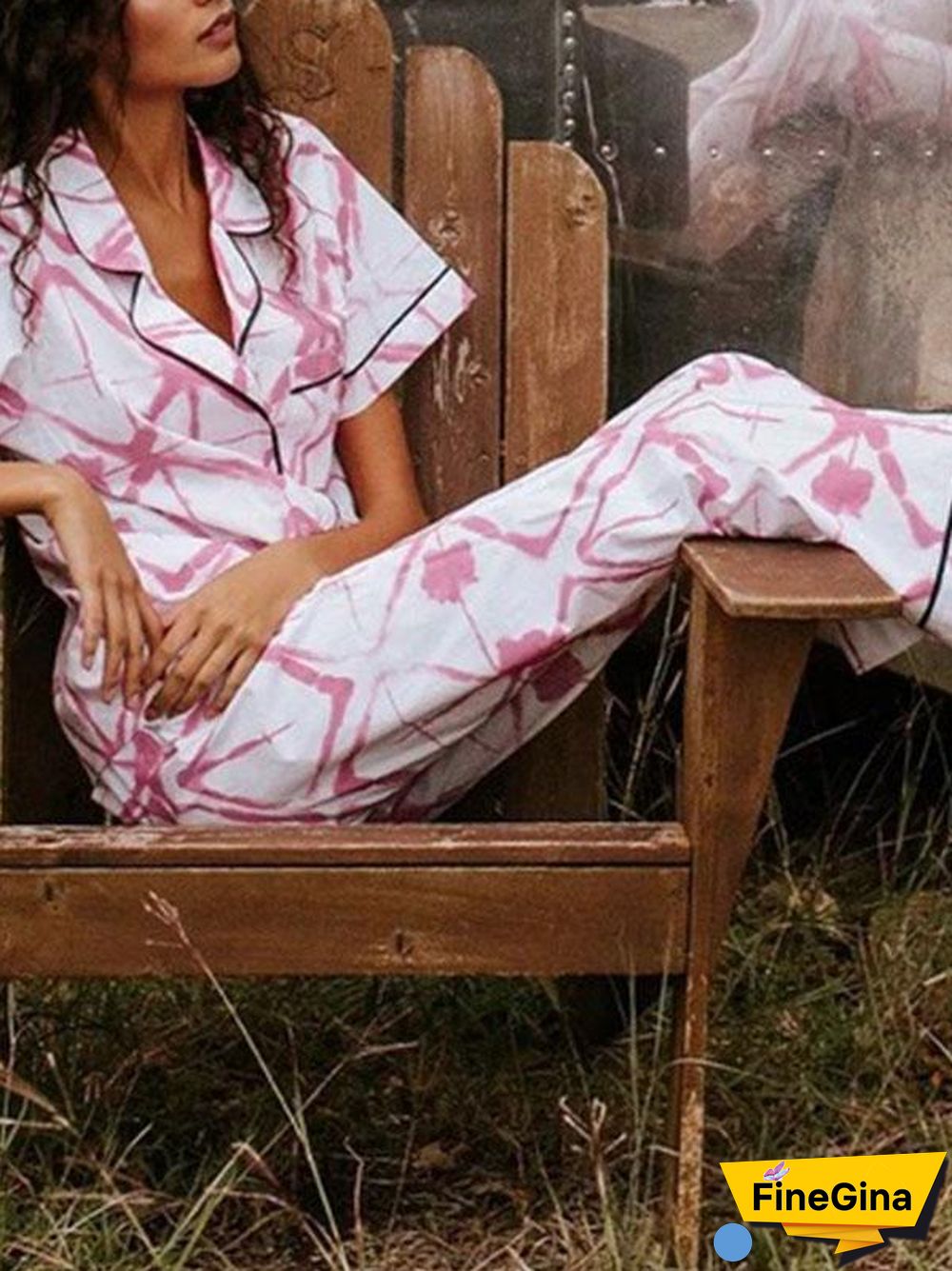 Strata Long Pant Pajama Set