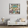 Sewing Shop-14CT Stamped/Counted Cross Stitch 40*40cm/15.75*15.75in tapestrymarket