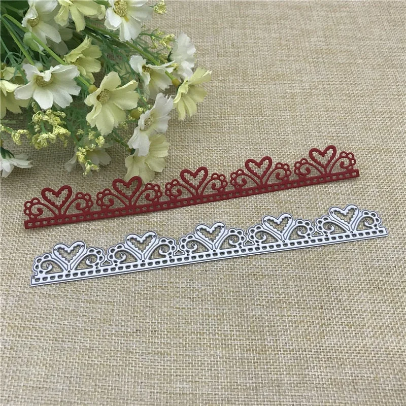 Love lace frame Metal Dies Scrapbooking Metal Cutting Dies Craft Stamps die Cut Embossing Card Make Stencil Frame