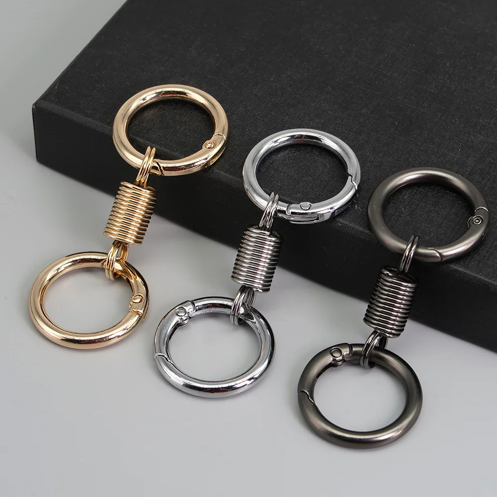 🔥New Year Promotion 50% OFF🔥Nordic Spring Double Ring Keychain