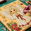 Kit d&rsquo;art de peinture en perles maison encadr&eacute; 7,87x7,87 pouces pour la d&eacute;coration murale
