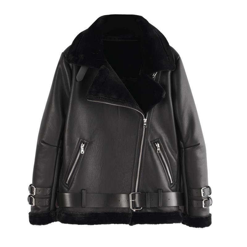 winter Leather Motorcycle Jacket