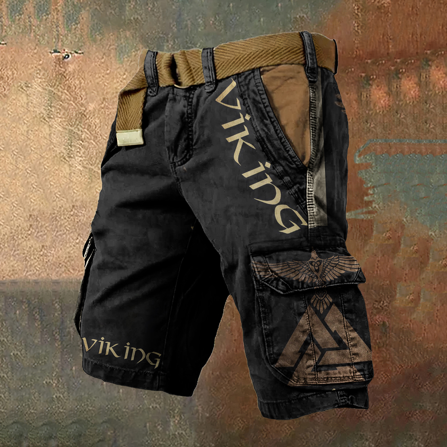 Vintage Viking Art Men's Work Shorts / Rvogue / Rvogue