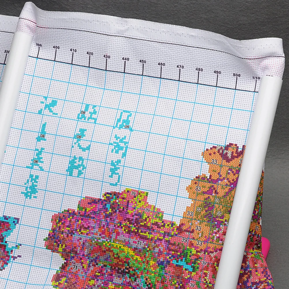 Embroidery Frame Universal Clip Plastic Rack Cross Stitch Hoop Stand Holder