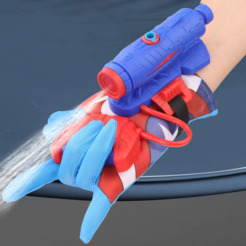 Spider Wrist Launcher Children’s Wearable Spider Gloves Water Play Toy Manual Press Water Gun