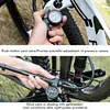 300PSI Bicycle Air Pump with Gauge Bike Shock Pump for Fork & Rear Suspension