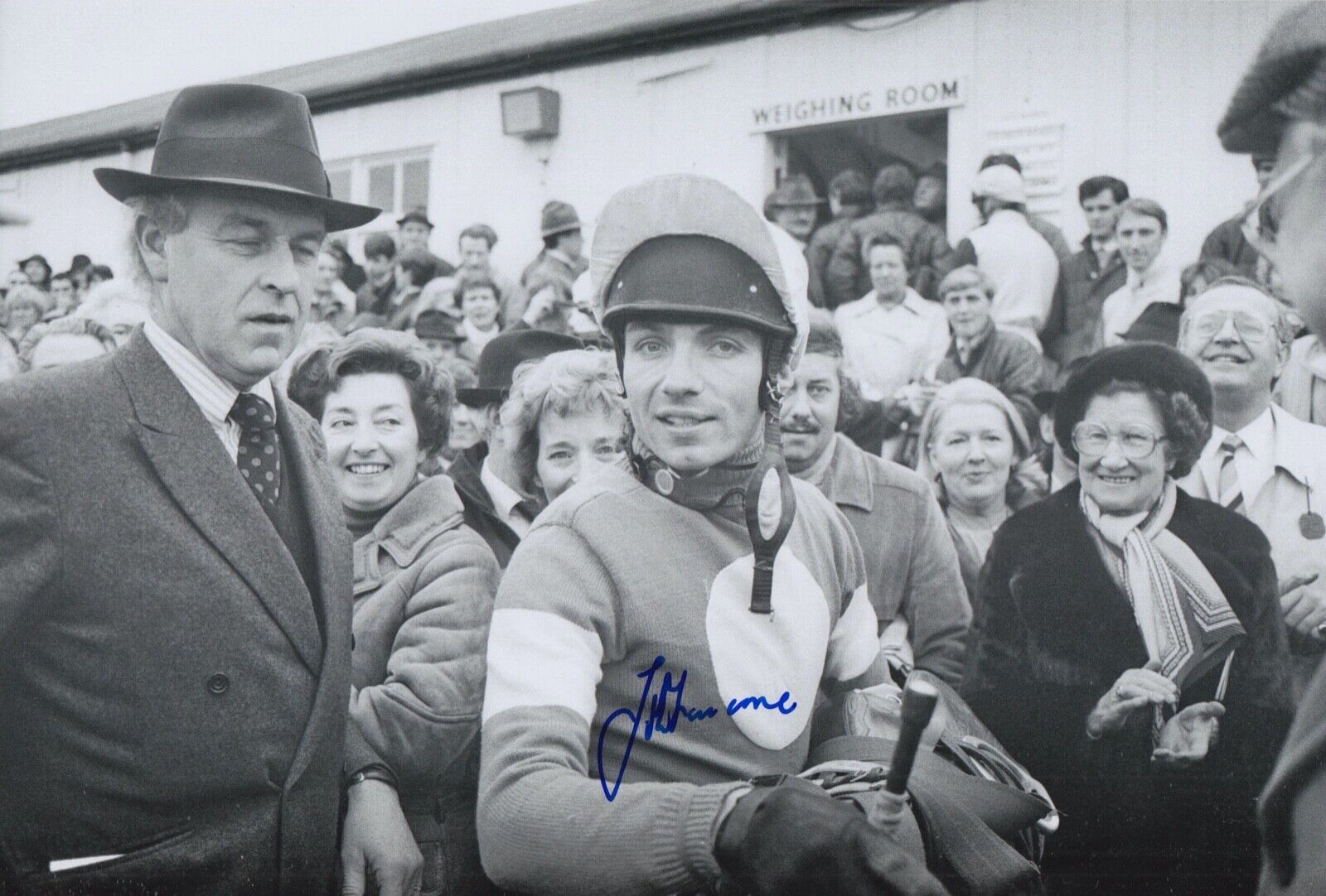 JOHN FRANCOME HAND SIGNED 12X8 Photo Poster painting HORSE RACING AUTOGRAPH 5