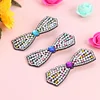 3pcs Butterfly Rhinestone Hair Clip DIY Crystal Bowknot Barrettes Kit