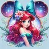 Ocean Ariel-11CT Stamped Cross Stitch 45*45cm tapestrymarket