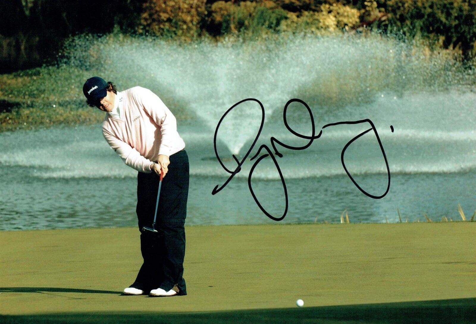 Rory McILROY SIGNED AUTOGRAPH 12x8 Photo Poster painting 6 AFTAL COA European Golf Ryder Cup