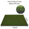 [US Local Warehouse] 5x5ft Thickening Golf Mat 35mm Artificial Hitting Training Mat Gifts for Men Dad