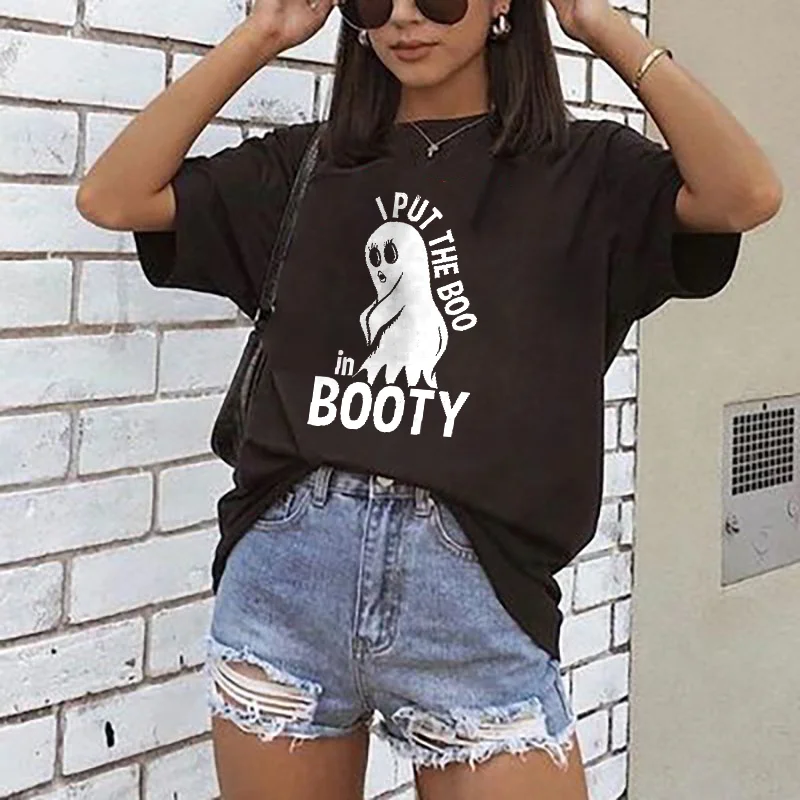I Put The Boo In Booty Halloween T-shirt