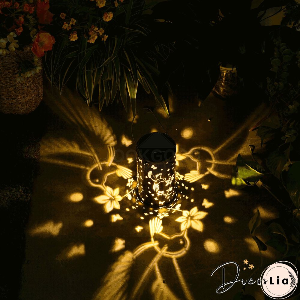 Waterproof Solar Metal Lantern For Outdoor Decoration