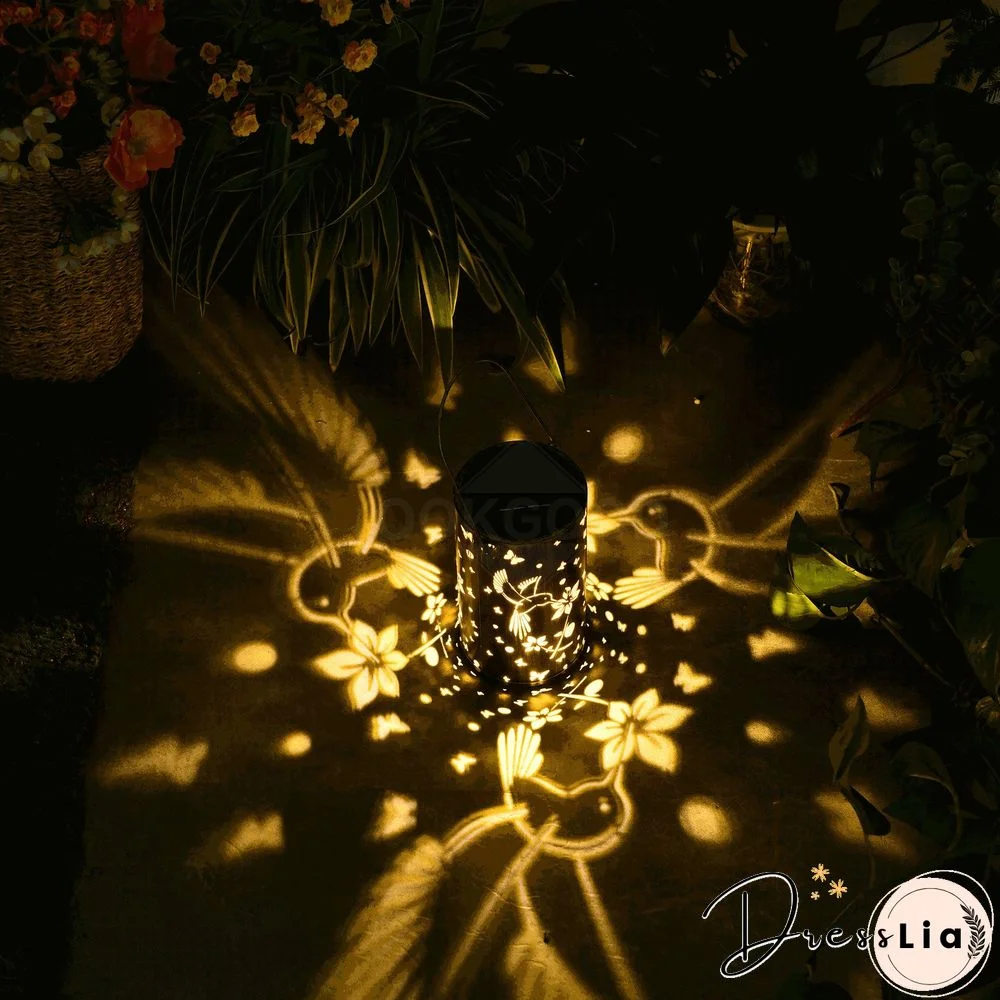 Waterproof Solar Metal Lantern For Outdoor Decoration