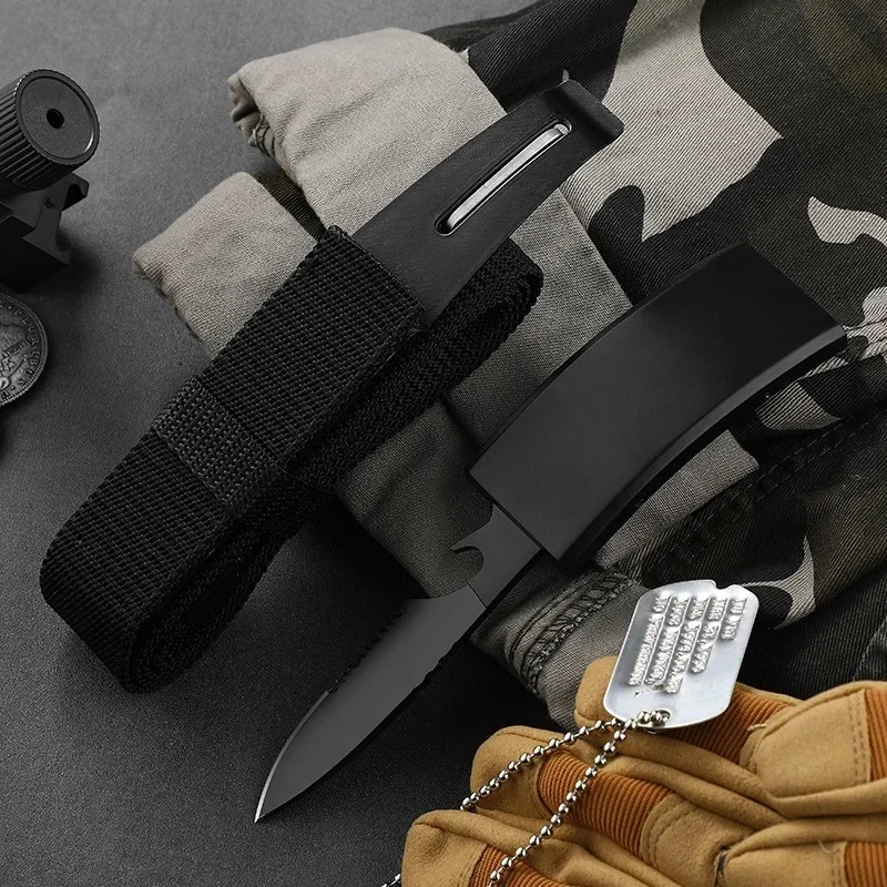 🔪Tactical Nylon Belt with Concealed Self-Defense Knife