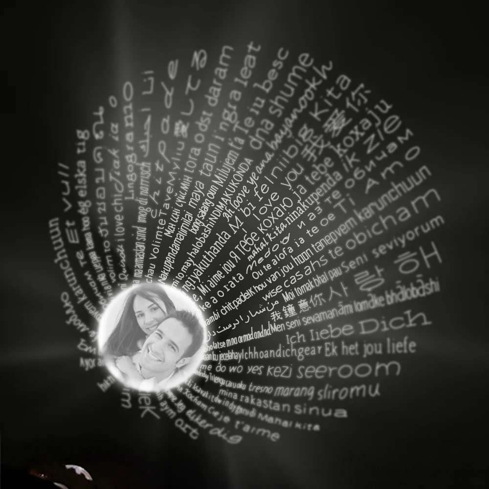 Personalized Love Language Projection Necklace