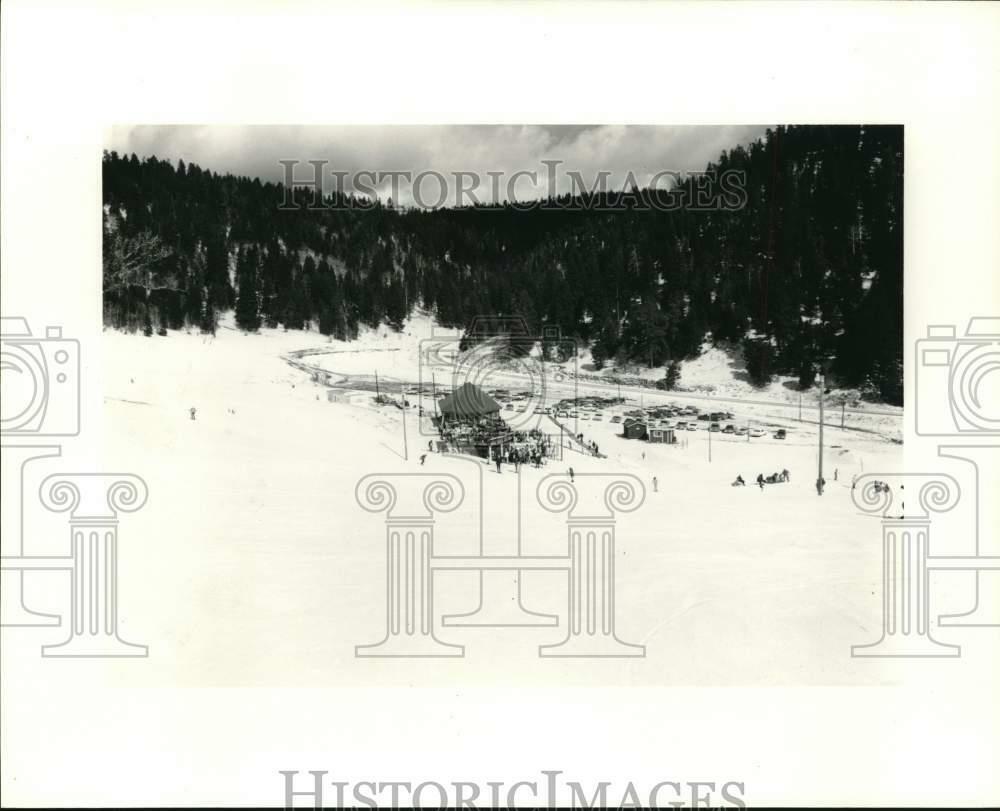 Press Photo Poster painting Cloudcroft ski resort in New Mexico - sax32460