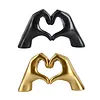 Heart gesture sculpture/Love hand home decor