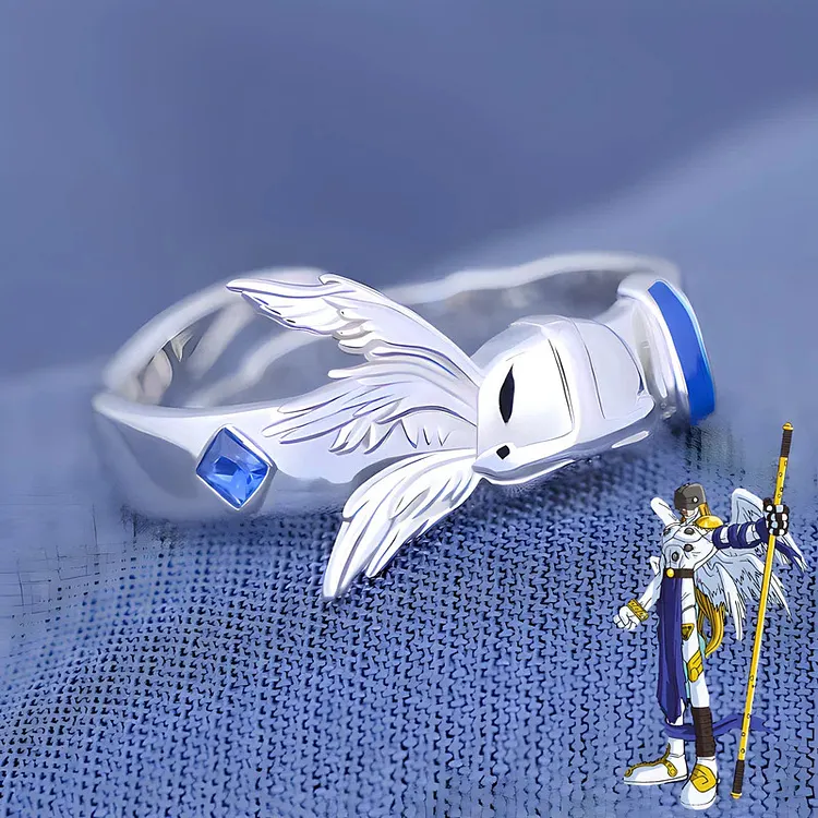 Digimon Angewomon & Angemon Ring