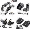 AMK UTB18 Brass Counter Weight Axle Housing Black Coating for Axial RC Crawler 1/18 UTB18 Capra Unlimited Trail Buggy RTR Upgrade Part (E - 5 in 1)
