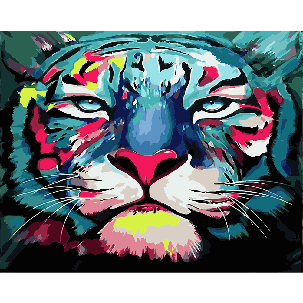 

40*50cm - Painting By Numbers - Tiger, 501 Original