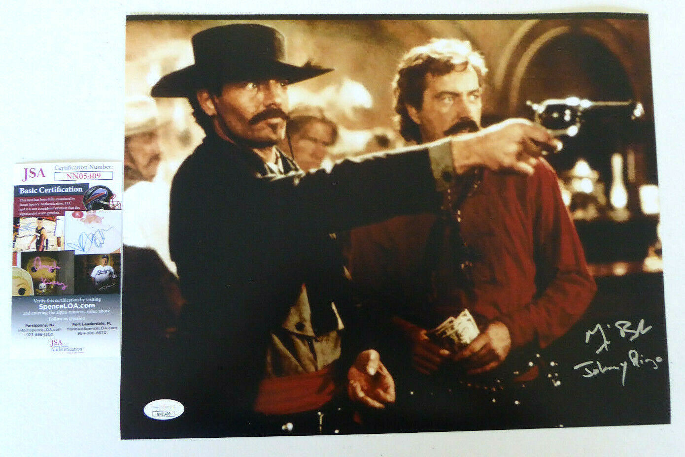 Michael Biehn Authentic Signed 11x14 Photo Poster painting, Tombstone, Johnny Ringo, JSA COA