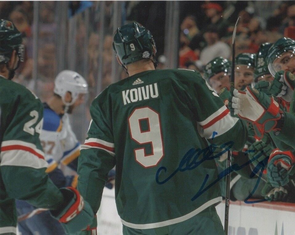 Minnesota Wild Mikko Koivu Autographed Signed 8x10 Photo Poster painting COA