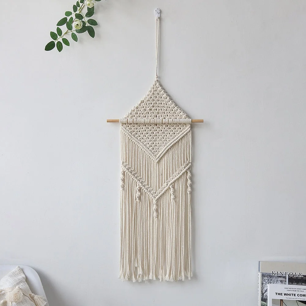 Wall Tapestry Boho Macrame Wall Hanging Home Decor Christmas Room Decoration Apartment Bedroom Living Room Bedroom Nursery Gift