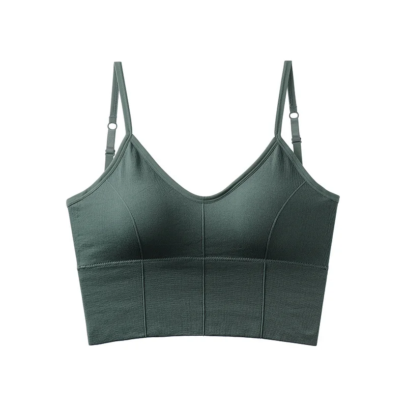 Billionm Women's Crop Top Tank Top Seamless Sports Lingerie Summer Camisole Tube Tops for Ladies Female Underwea