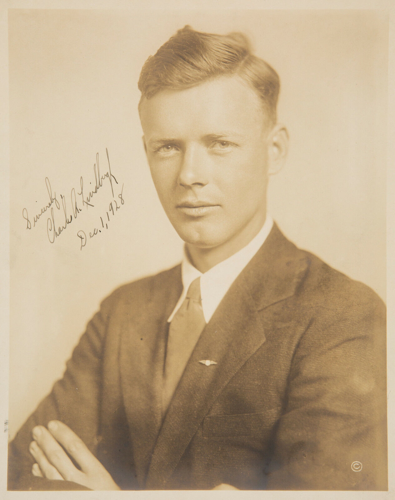 CHARLES LINDBERGH Signed Photo Poster paintinggraph - Tycoon / Aviator / Engineer - preprint