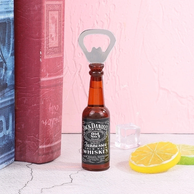 Creative Beer Bottle Bottle Opener Home Personalized Trend Refridgerator Magnets Cross-border Mini Beer Screwdriver