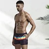 Gioiacombo&trade; Pantaloncini sportivi da spiaggia da uomo con stampa arcobaleno