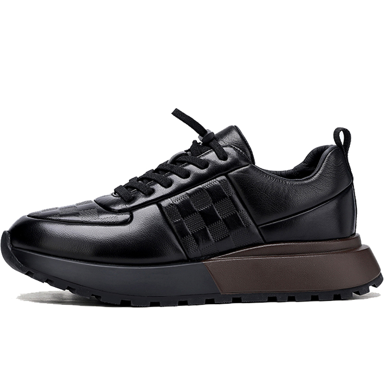 DANRRIO Cowhide Luxury Soft Leather Soft Sole Casual Dress Sneakers DANRRIO.COM DANRRIO