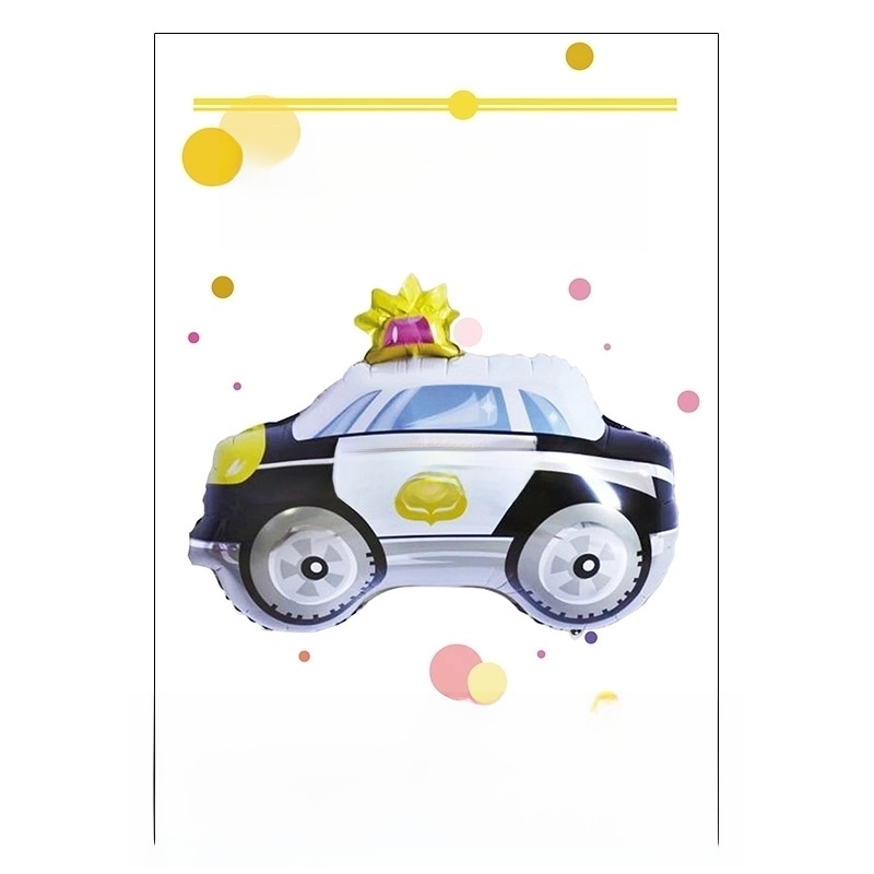 Birthday Cartoon Style Cute Car Airplane Aluminum Film Indoor Party Balloons