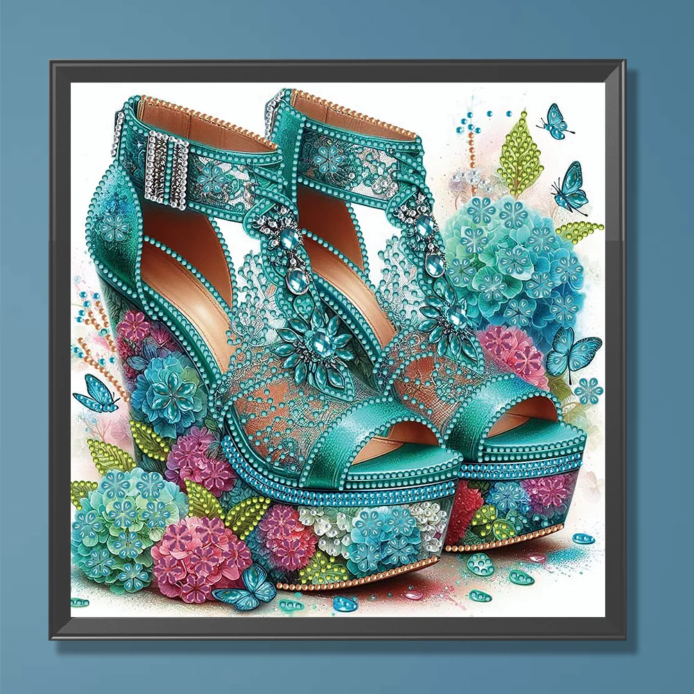 Diamond Painting - Partial Special Shaped Drill - High Heel(Canvas|30*30cm)