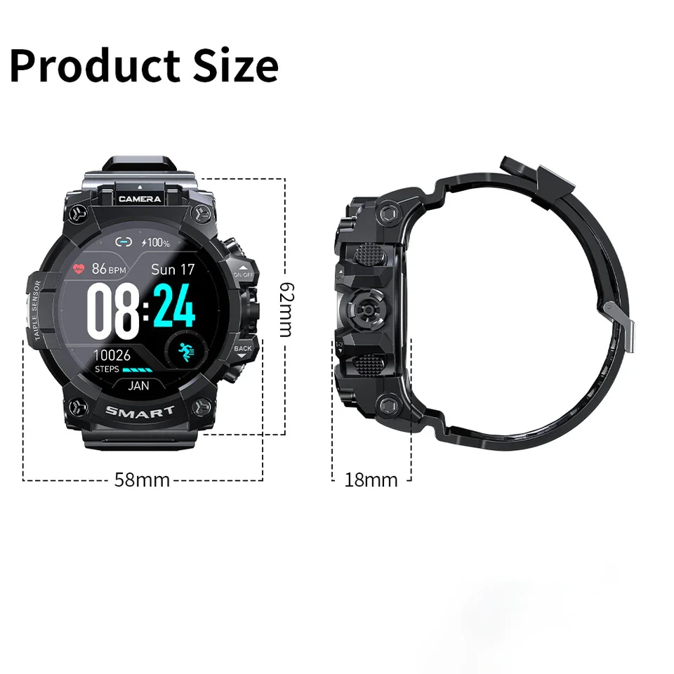 Video Call Wifi Internet Download GPS Positioning Smart Watch