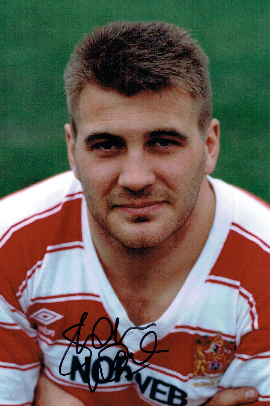 Shaun WANE Rugby League Wigan Warriors Signed Autograph 12x8 Photo Poster painting AFTAL COA