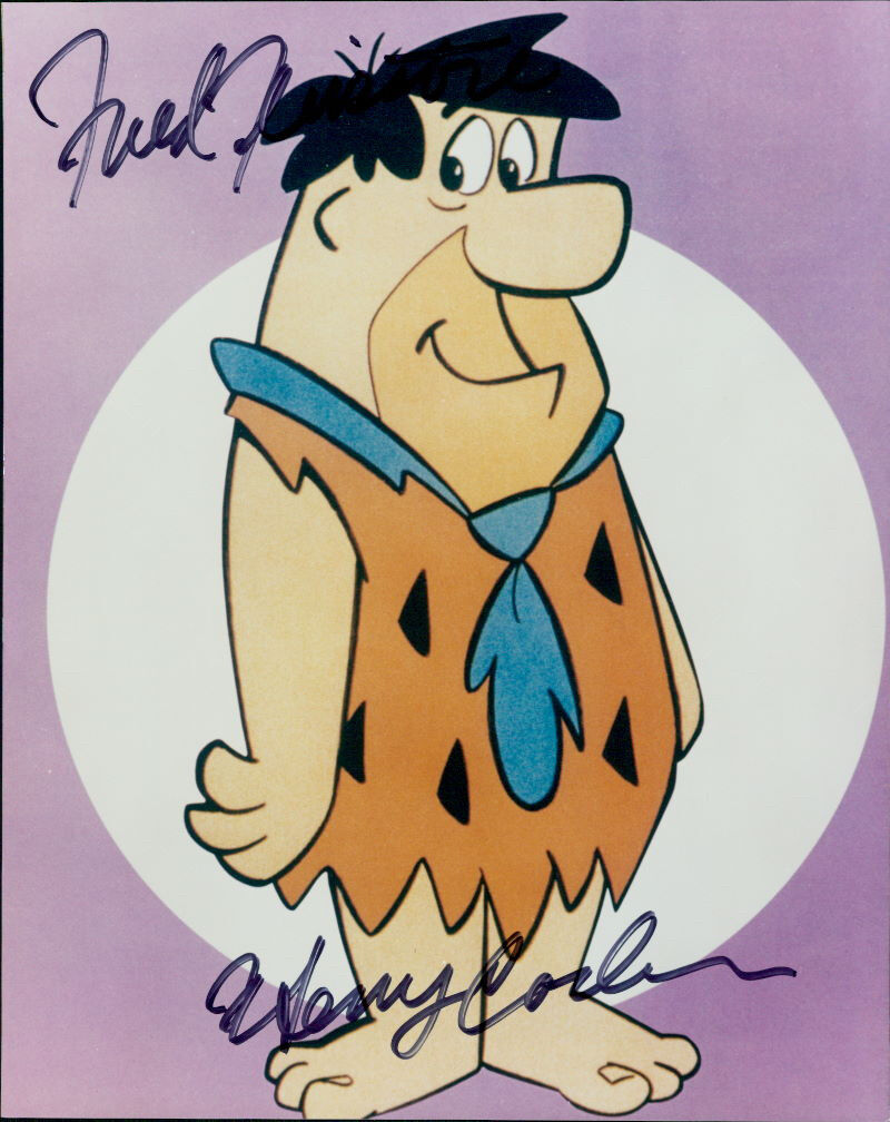 Henry Corden (The Flintstones) signed authentic 8x10 Photo Poster painting COA