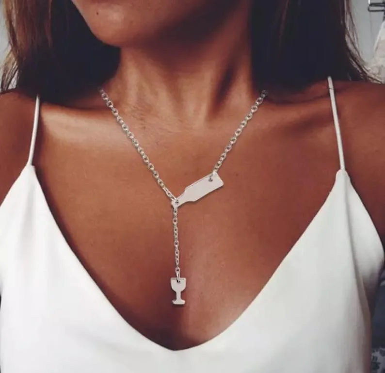 Wine Glass Necklace