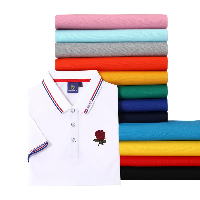   business casual embroidered polo shirts