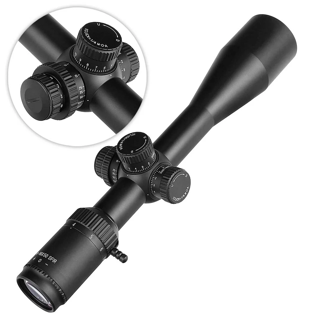 ohhunt&reg; 4-16X50 30MM SFP SIDE Scope Red Illuminated Reticle