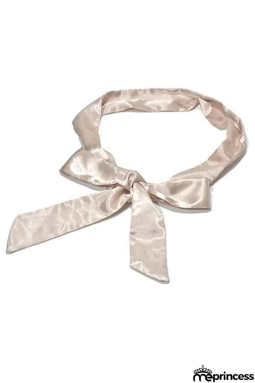 Satin Tied Waist