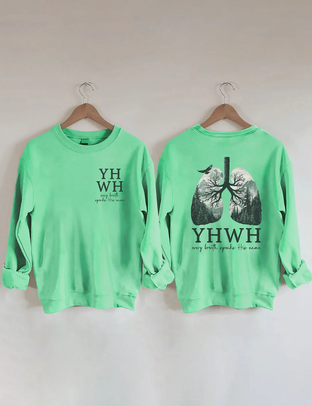 YHWH Lungs Christian Sweatshirt