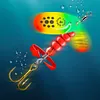 5pcs Metal Spoon Spinner Fishing Lure with Tackle Box Fishing Wobblers Hard Bait