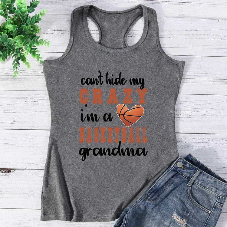 Proud Basketball Grandma Of A Basketball Player Vest Top-Annaletters
