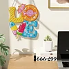 Diamond Painting Ice Cream Love Pendant for Home Window Wall
