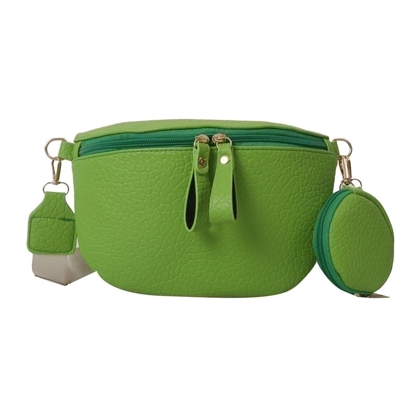 Women's Vintage Style Solid Color Pu Leather Waist Bags2