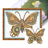(Multi Style)Butterfly-Partial Embroidery 2 Strands 14CT Stamped Cross Stitch-45*35CM