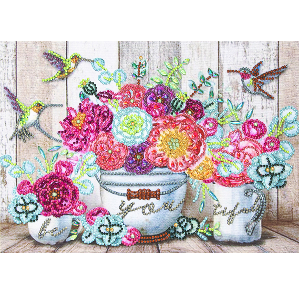 

Flower Letter - Special Shaped Diamond Painting - 40*30CM, 501 Original