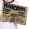 [Grande Taille]Frank Zappa - Panneaux en &eacute;tain m&eacute;tallique(30*40cm)